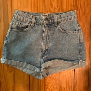 American apparel Jean shorts